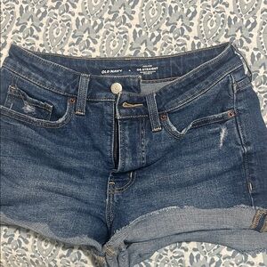 Old Navy Dark Blue Denim Shorts